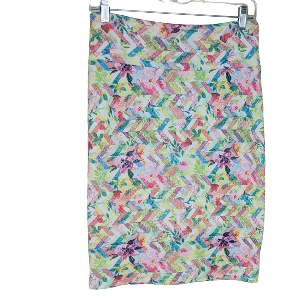 LuLaRoe Floral Cassie Skirt - Size S - EUC